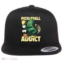 Pickleball Addict Flat Bill Trucker Hat thumb 0