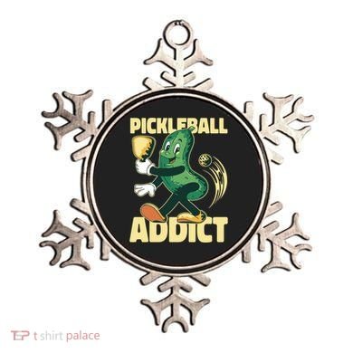 Pickleball Addict Ornament