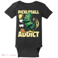 Pickleball Addict Baby Bodysuit thumb 0
