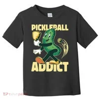 Pickleball Addict Toddler T-Shirt thumb 0