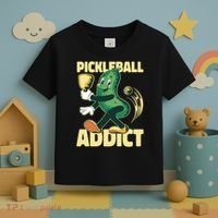 Pickleball Addict Toddler T-Shirt thumb 3