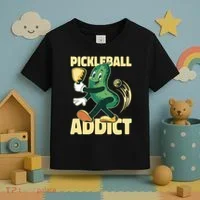 Pickleball Addict Toddler T-Shirt thumb 3