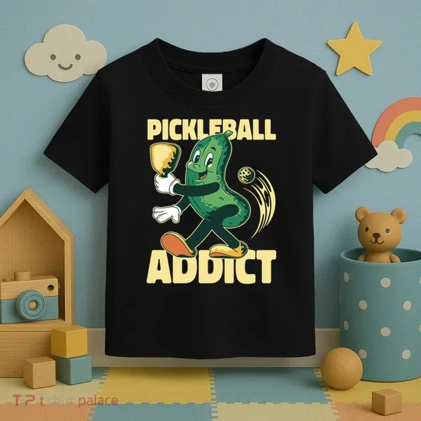 Pickleball Addict Toddler T-Shirt