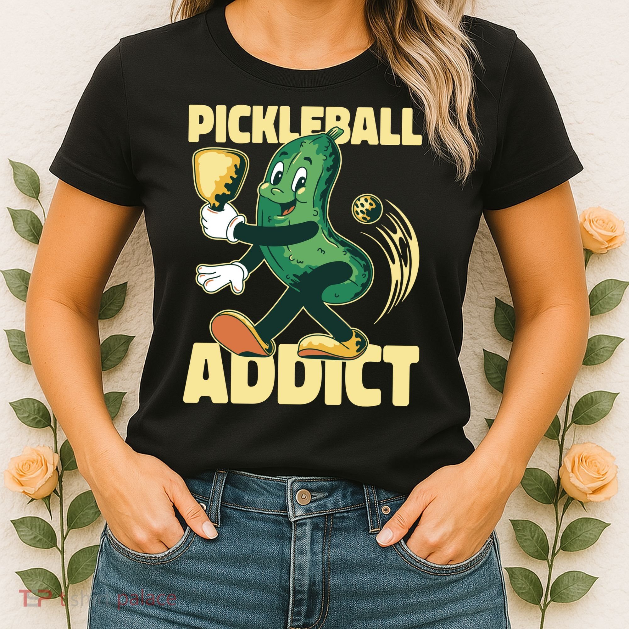 Pickleball Addict Women's T-Shirt