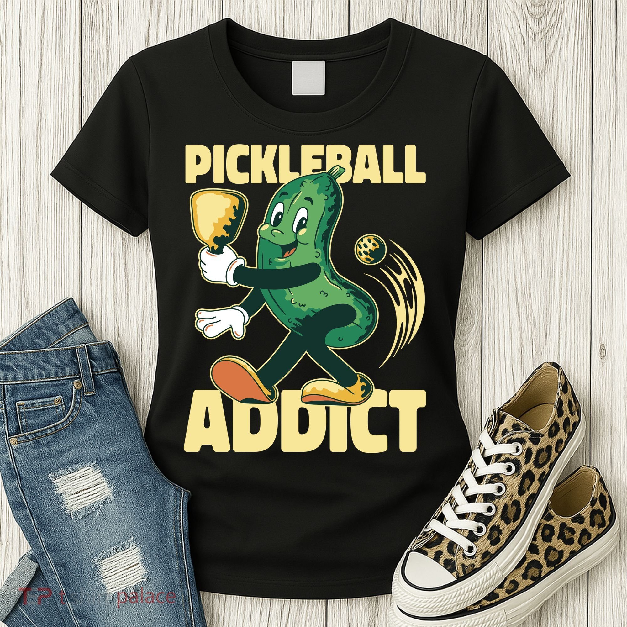 Pickleball Addict Women's T-Shirt