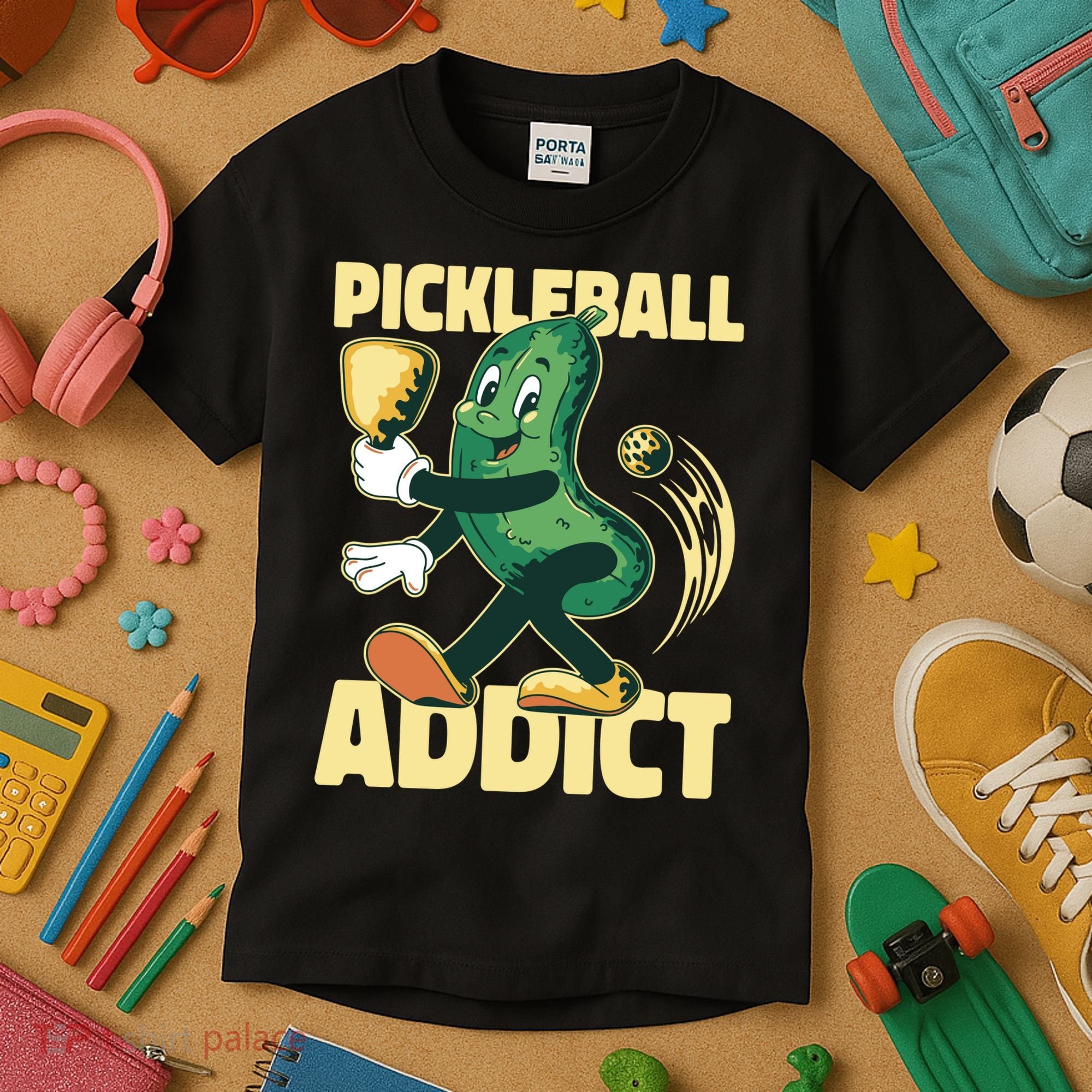 Pickleball Addict Kids T-Shirt
