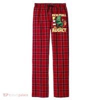 Pickleball Addict Men's Flannel Plaid Pajama Pants thumb 0