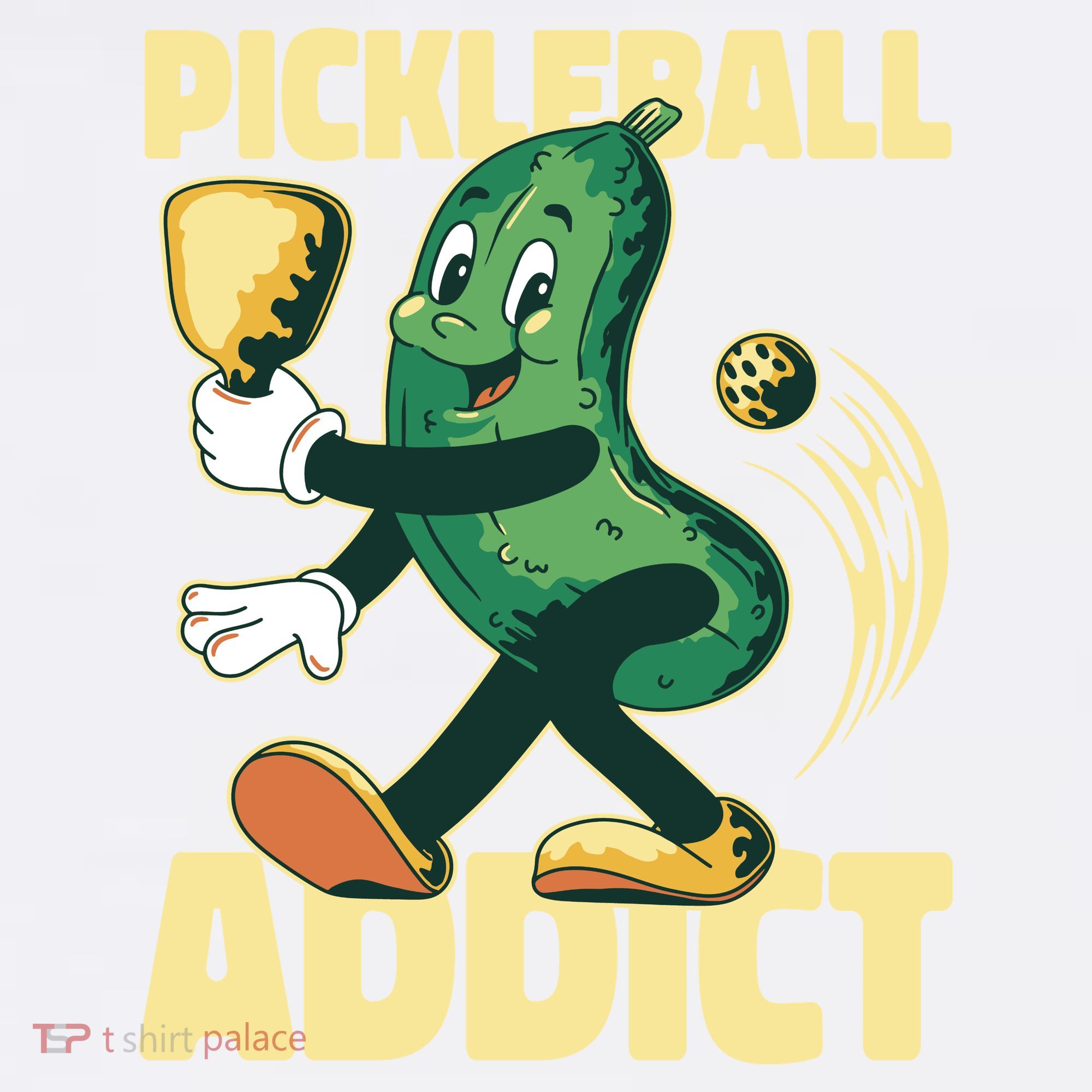 Pickleball Addict Comfort Colors Garment-Dyed Hooded Sweatshirt