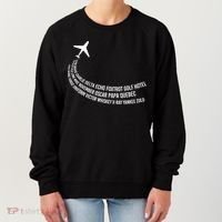 Phonetic Alphabet Pilot Airplane Gift Women's Sweatshirt thumb 0