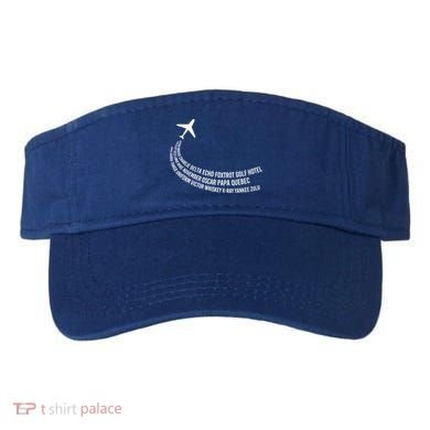 Phonetic Alphabet Pilot Airplane Gift Visor
