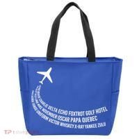 Phonetic Alphabet Pilot Airplane Gift Tote Bag thumb 0