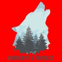Preserve And Protect Wolf Forest Wildlife Conservation Santa Hat thumb 1