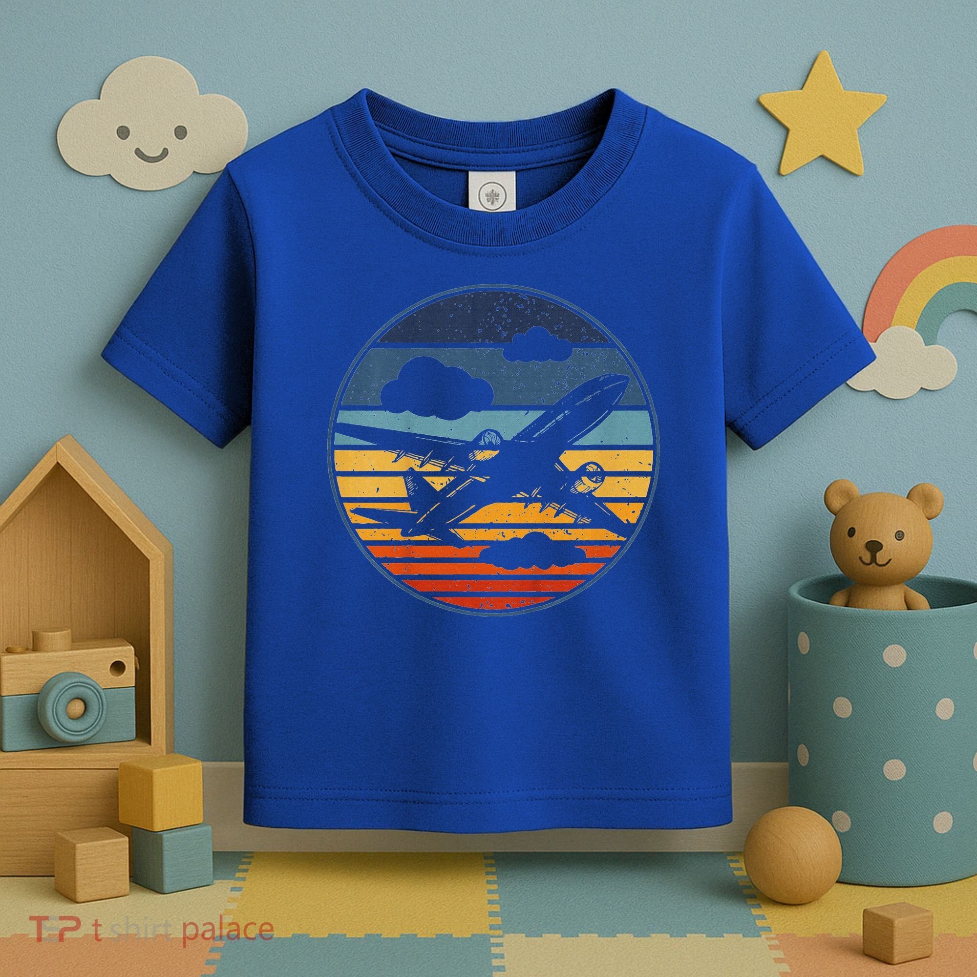 Plane Aviation Planes Lover Toddler T-Shirt