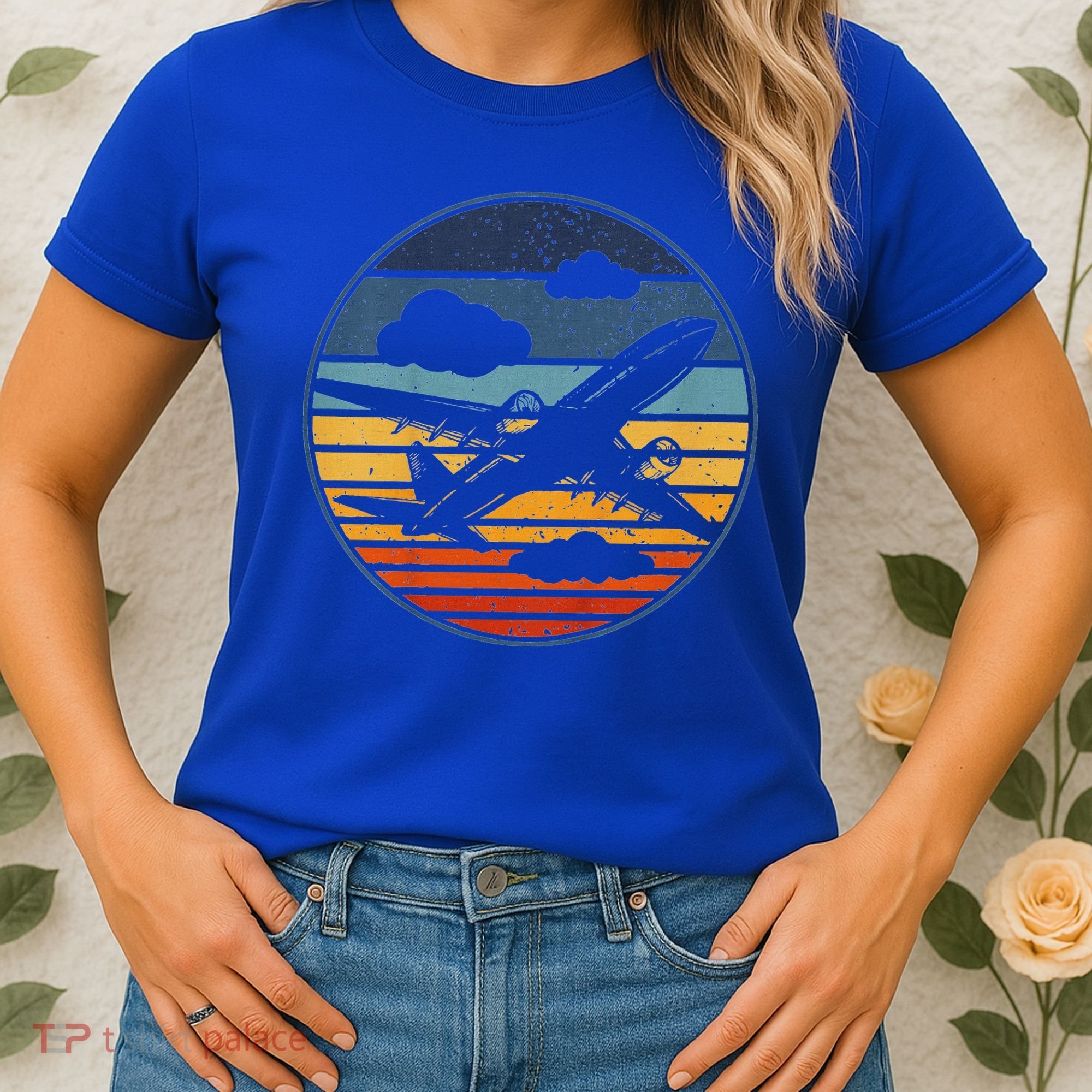 Plane Aviation Planes Lover Women's T-Shirt