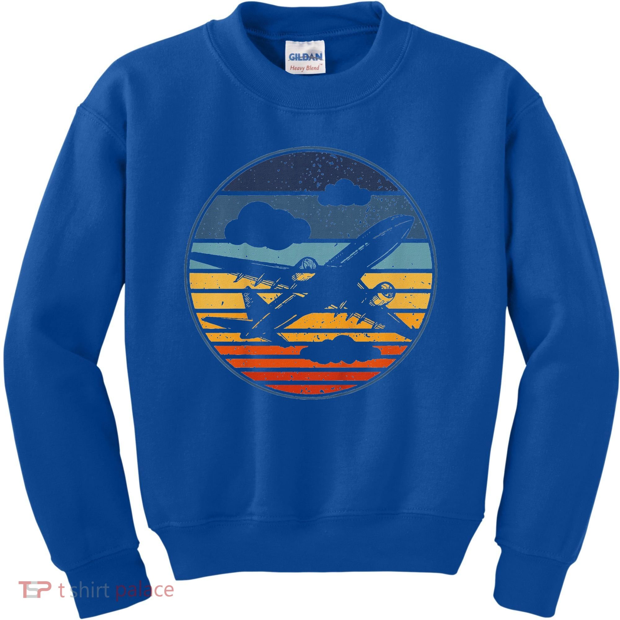Plane Aviation Planes Lover Kids Sweatshirt