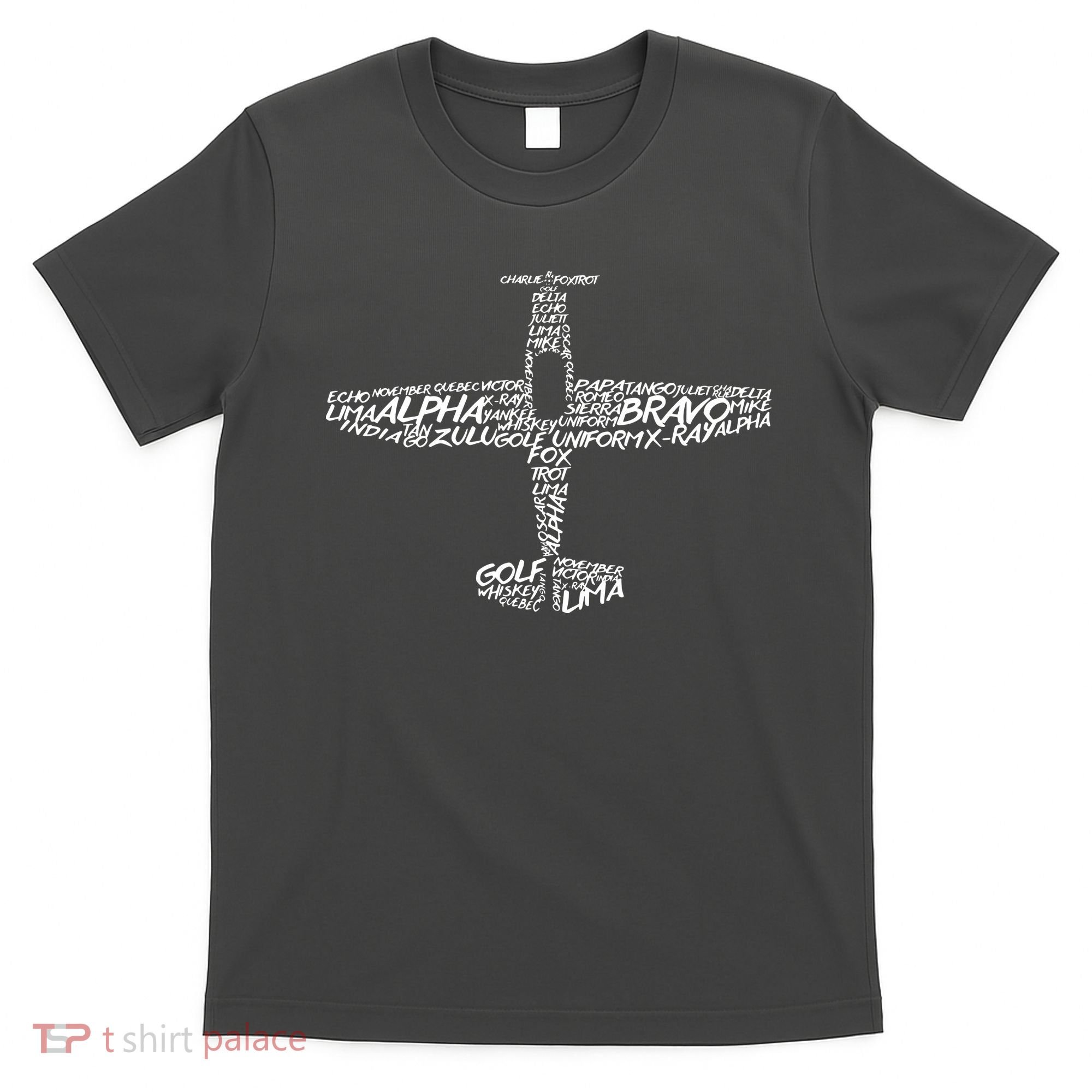 Phonetic Alphabet Pilot Airplane T-Shirt