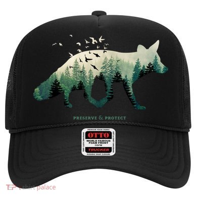 Preserve And Protect Vintage National Park Fox Forest Gift Great Gift Hat