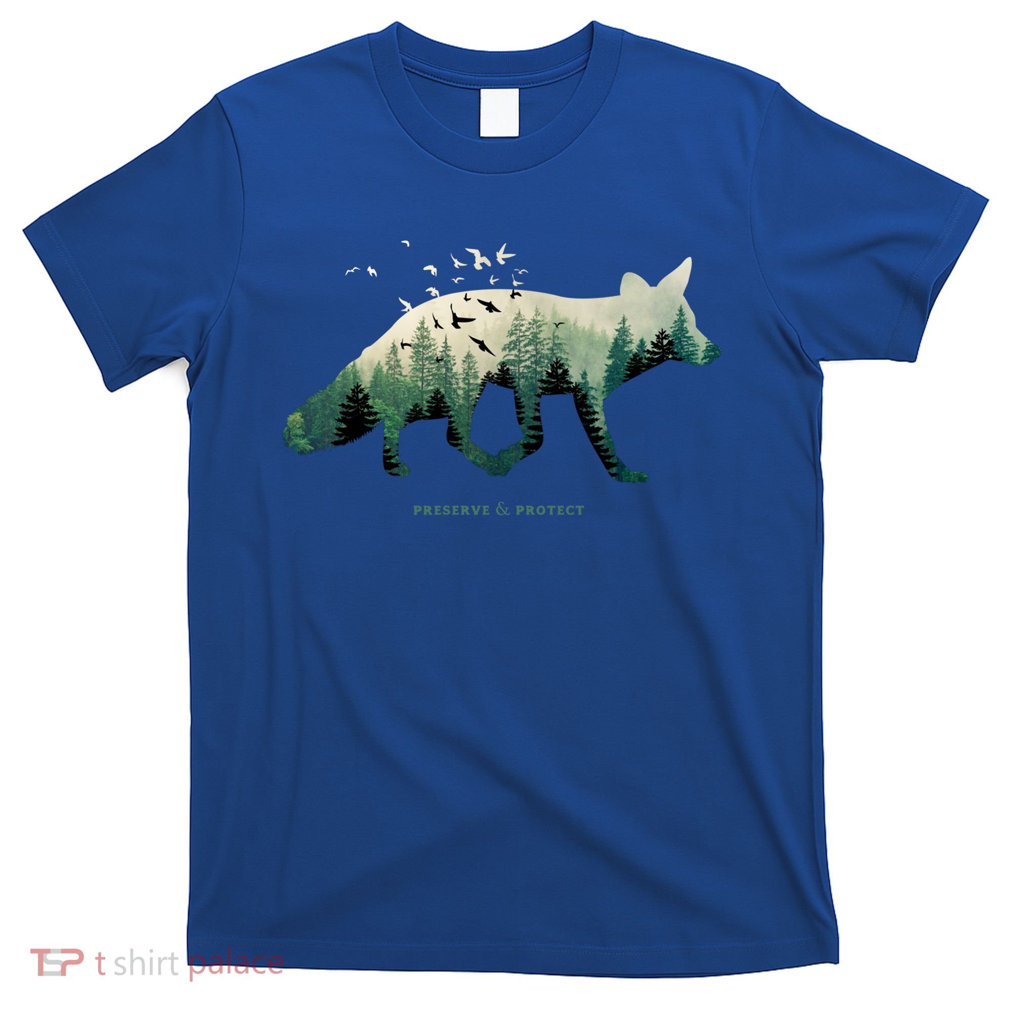 Preserve And Protect Vintage National Park Fox Forest Gift Great Gift T-Shirt