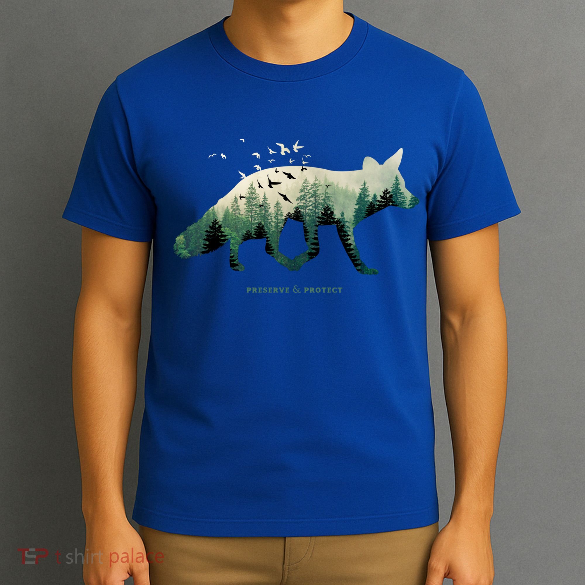 Preserve And Protect Vintage National Park Fox Forest Gift Great Gift T-Shirt
