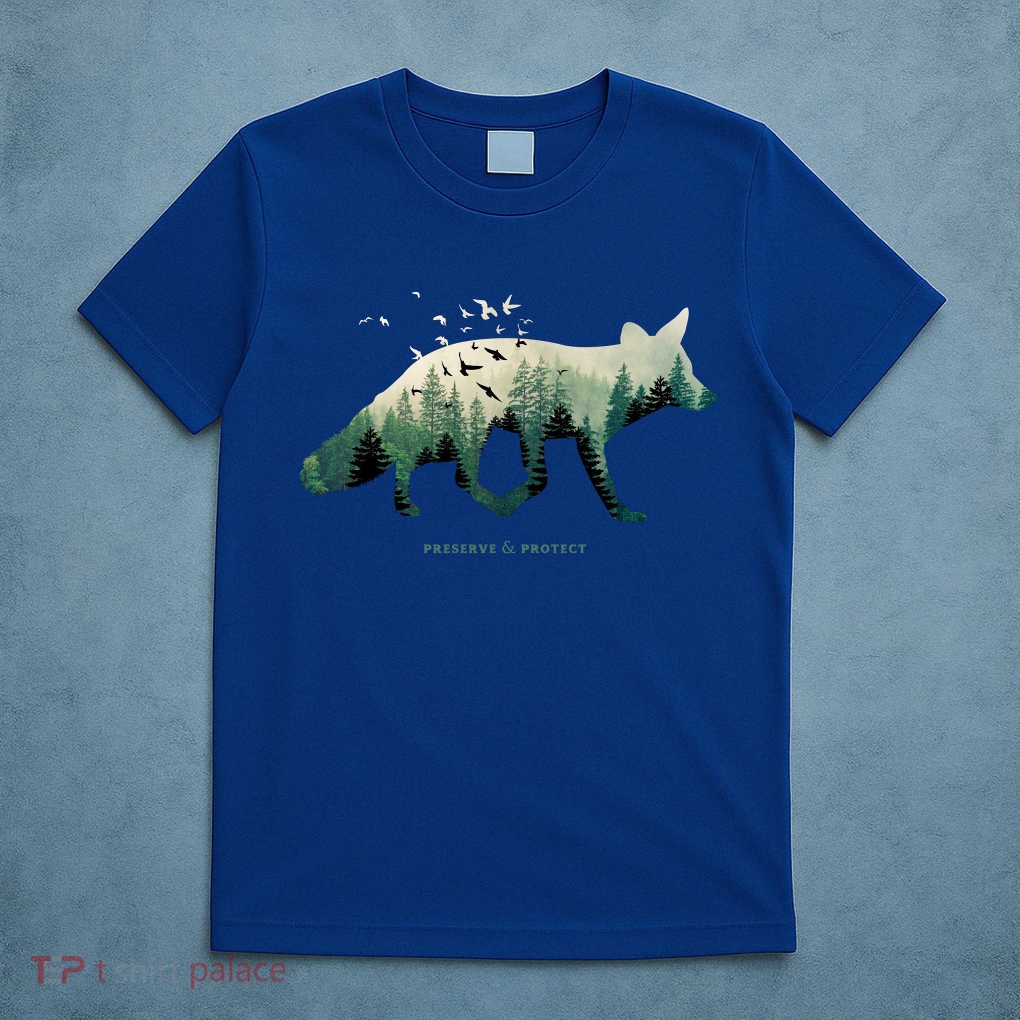 Preserve And Protect Vintage National Park Fox Forest Gift Great Gift T-Shirt