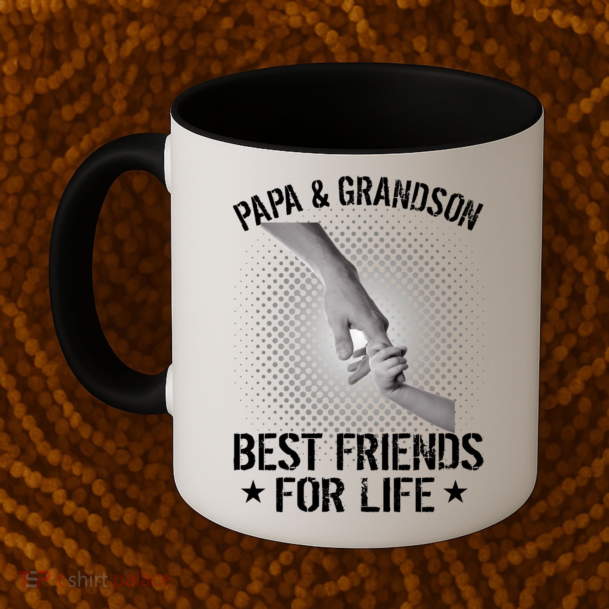 Papa And Grandson Best Friends For Life Coffee Mug