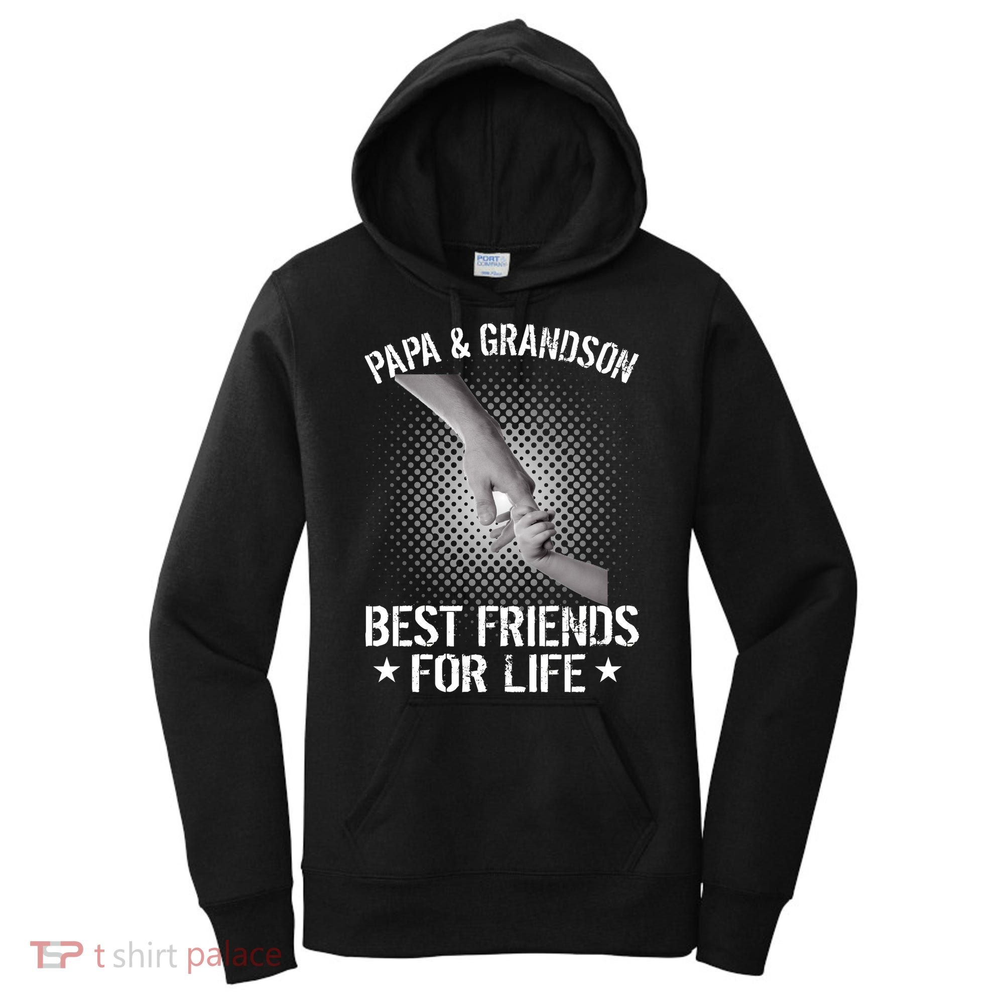 Papa And Grandson Best Friends For Life Women's Hoodie