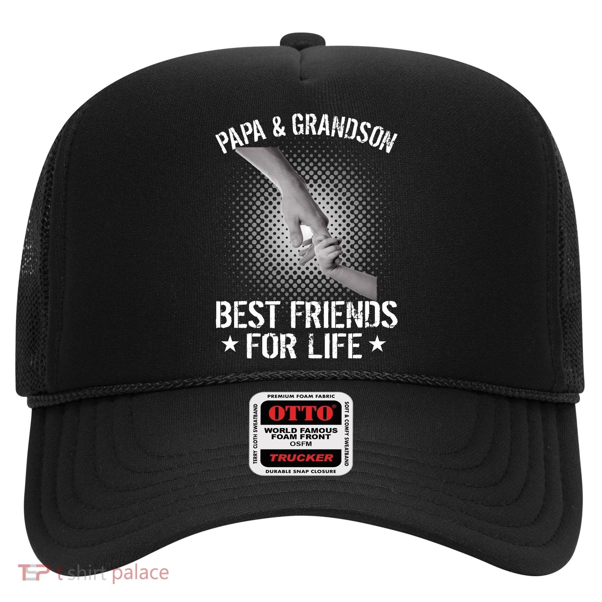 Papa And Grandson Best Friends For Life Hat