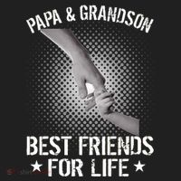 Papa And Grandson Best Friends For Life Golf Towel thumb 3