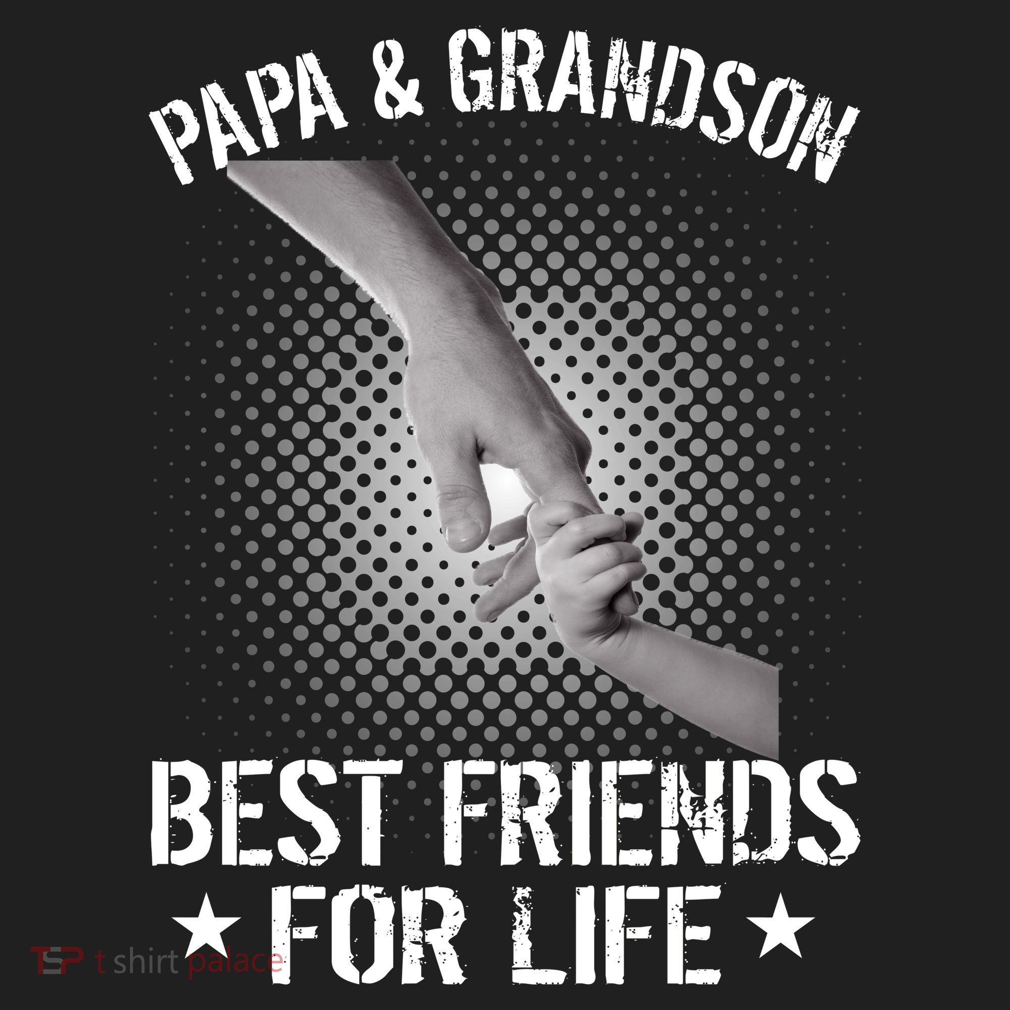 Papa And Grandson Best Friends For Life Golf Towel