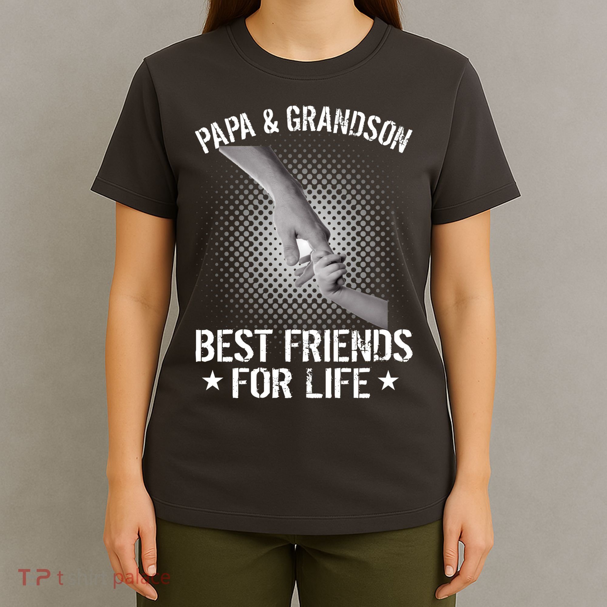 Papa And Grandson Best Friends For Life T-Shirt