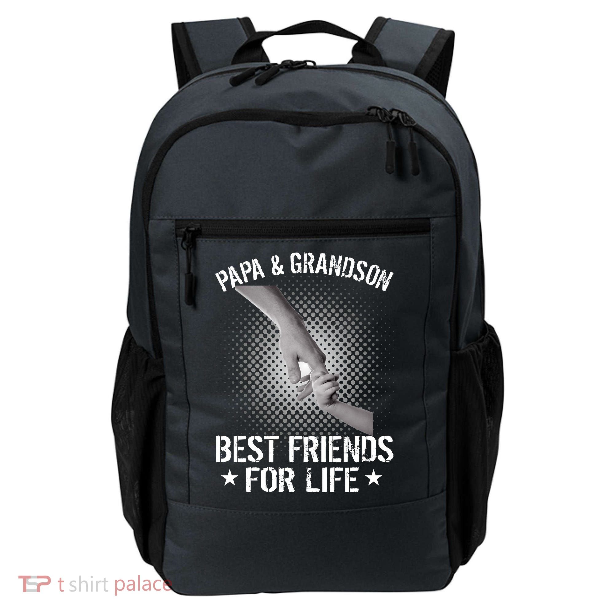 Papa And Grandson Best Friends For Life Backpack