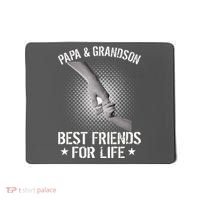 Papa And Grandson Best Friends For Life Mousepad thumb 0