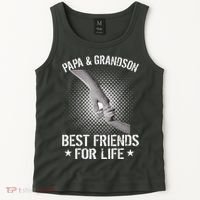 Papa And Grandson Best Friends For Life Tank Top thumb 2