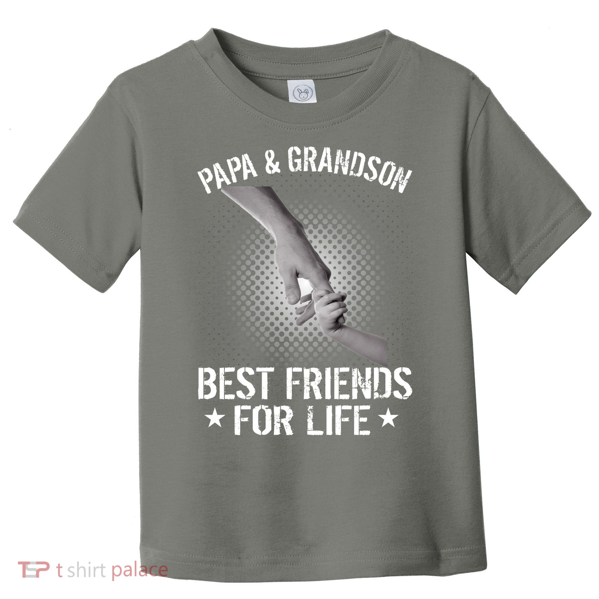 Papa And Grandson Best Friends For Life Toddler T-Shirt