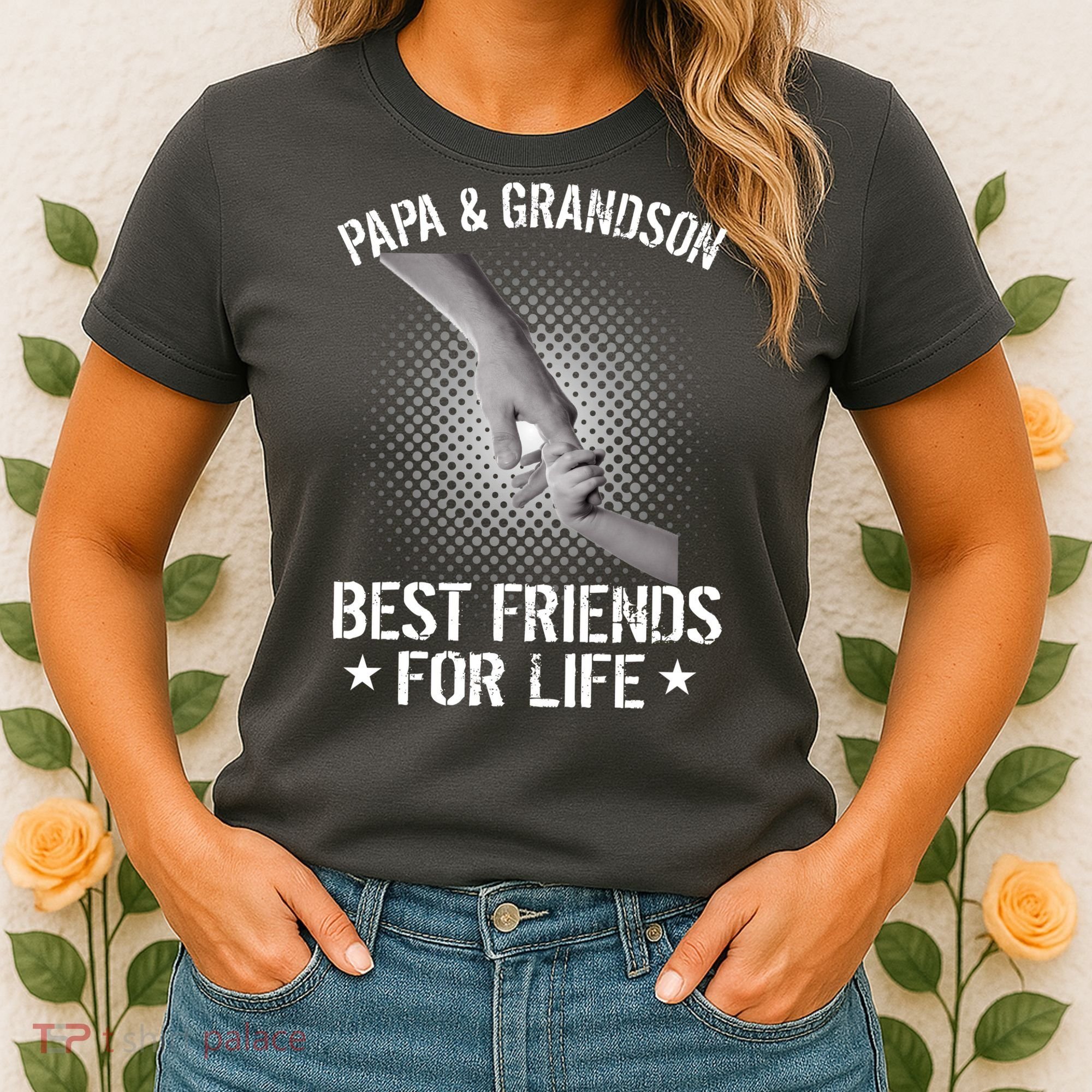 Papa And Grandson Best Friends For Life Women's T-Shirt