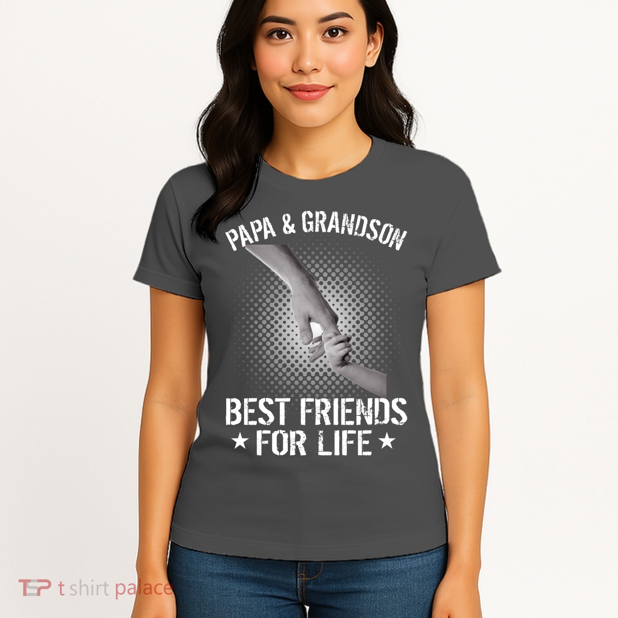 Papa And Grandson Best Friends For Life Women's T-Shirt