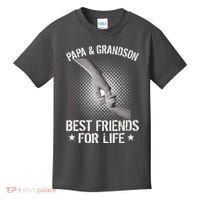 Papa And Grandson Best Friends For Life Kids T-Shirt thumb 0