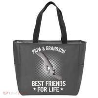 Papa And Grandson Best Friends For Life Tote Bag thumb 0