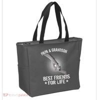 Papa And Grandson Best Friends For Life Tote Bag thumb 2