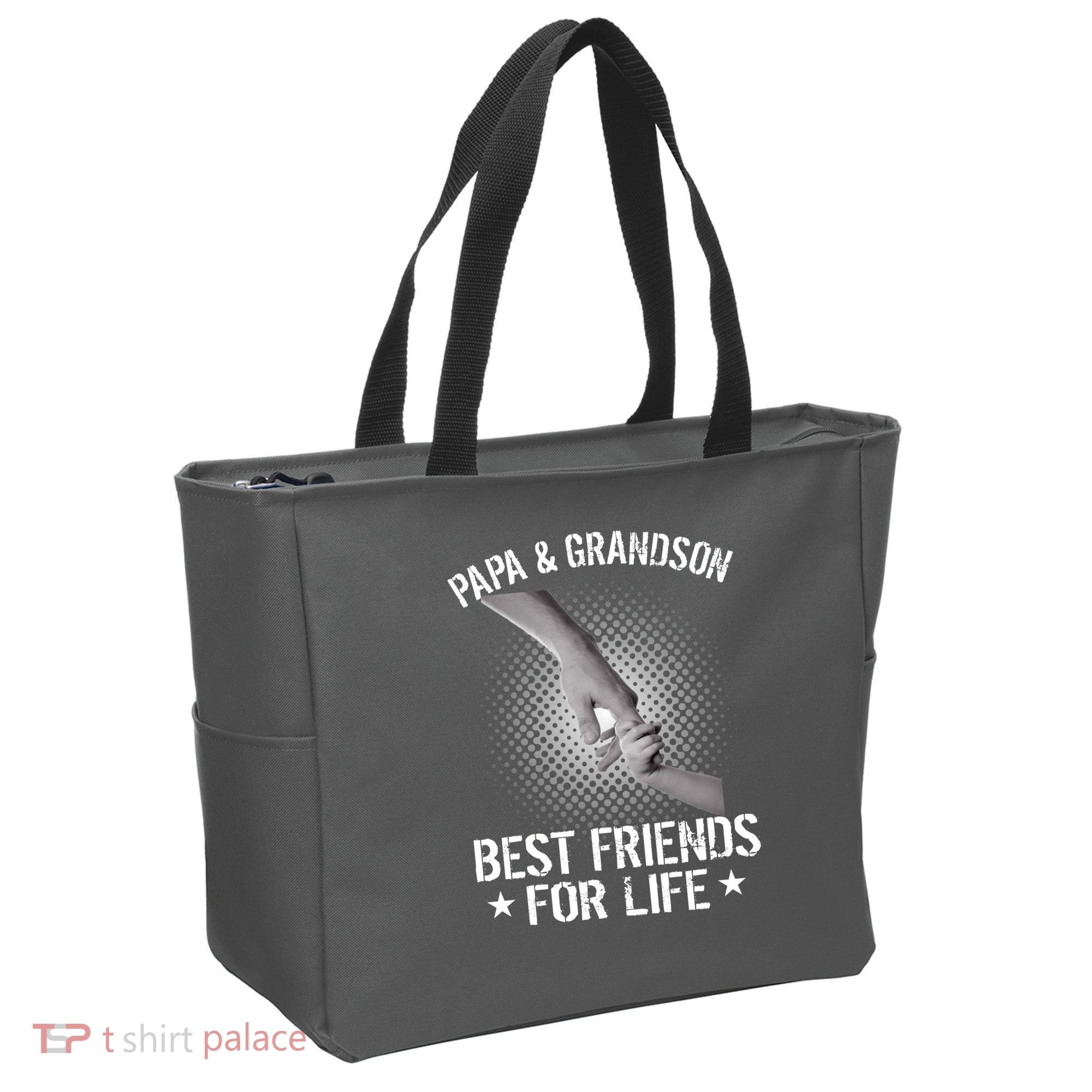 Papa And Grandson Best Friends For Life Tote Bag