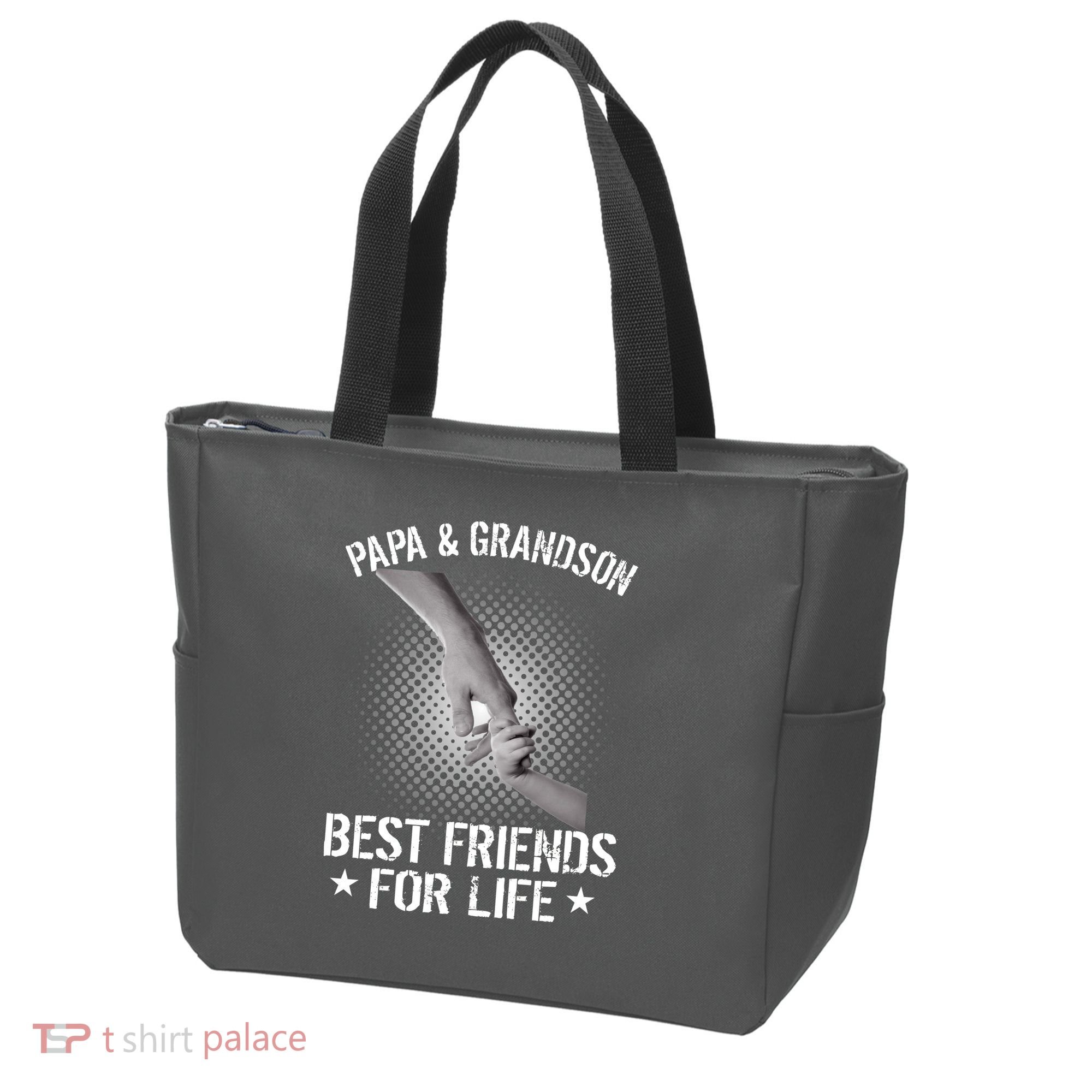 Papa And Grandson Best Friends For Life Tote Bag