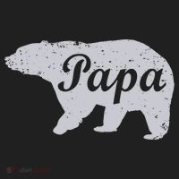 Papa Bear Comfort Colors T-Shirt thumb 5