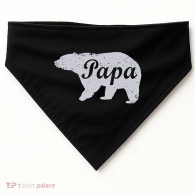 Papa Bear USA-Made Doggie Bandana
