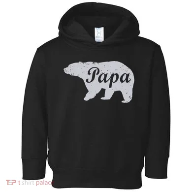 Papa Bear Toddler Hoodie