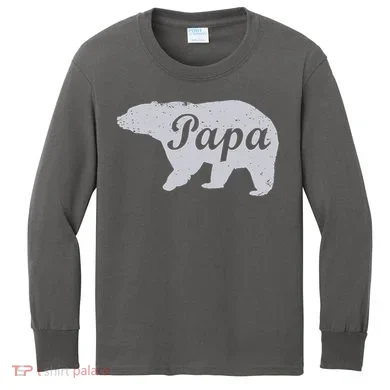 Papa Bear Kids Long Sleeve Shirt