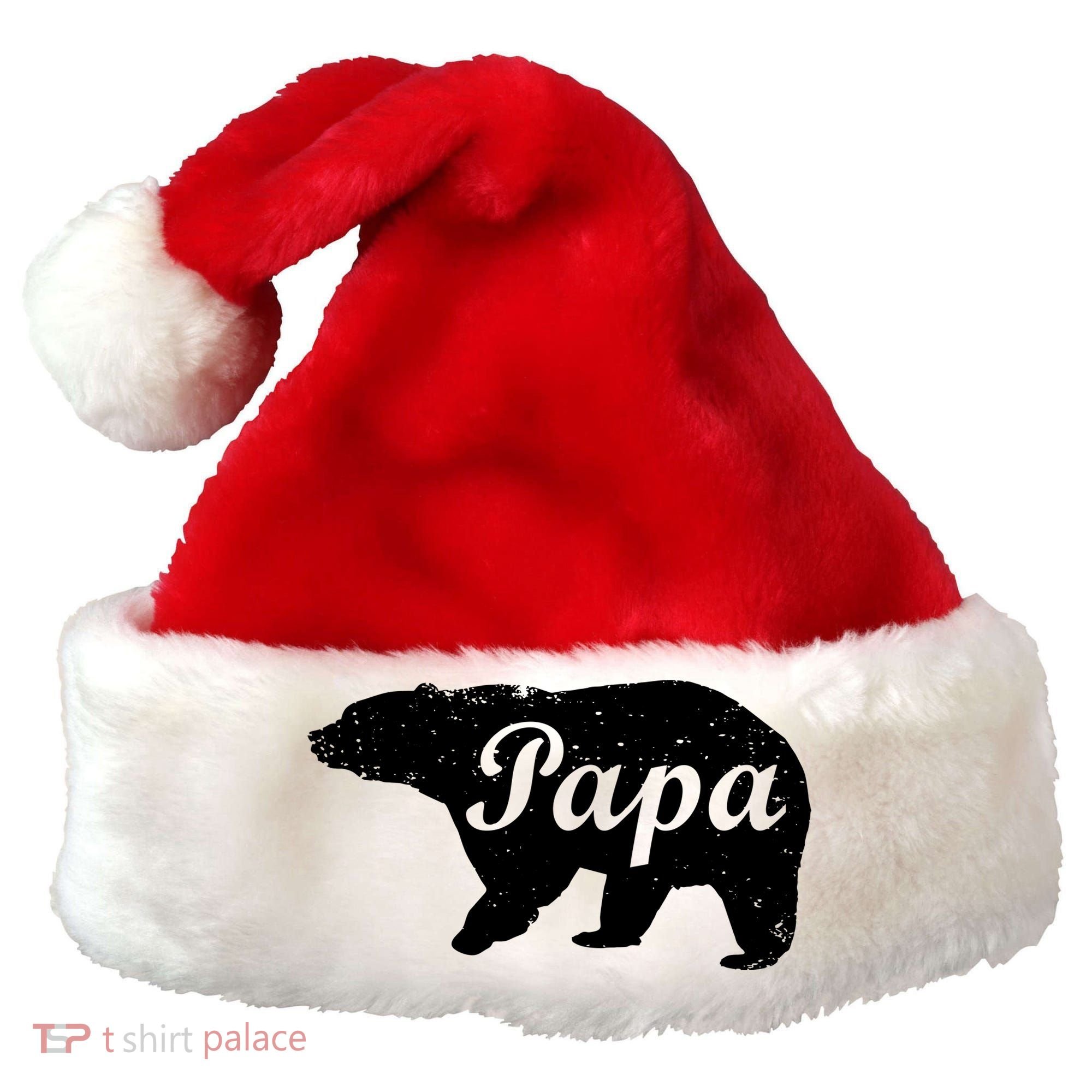 Papa Bear Santa Hat