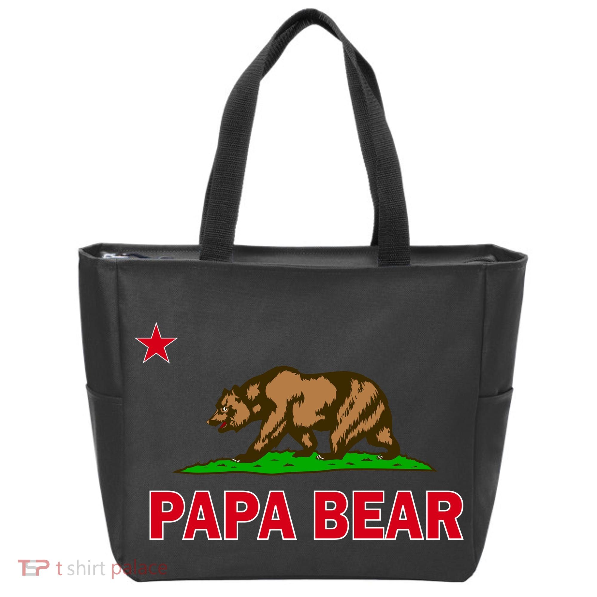 Papa Bear California Republic Tote Bag