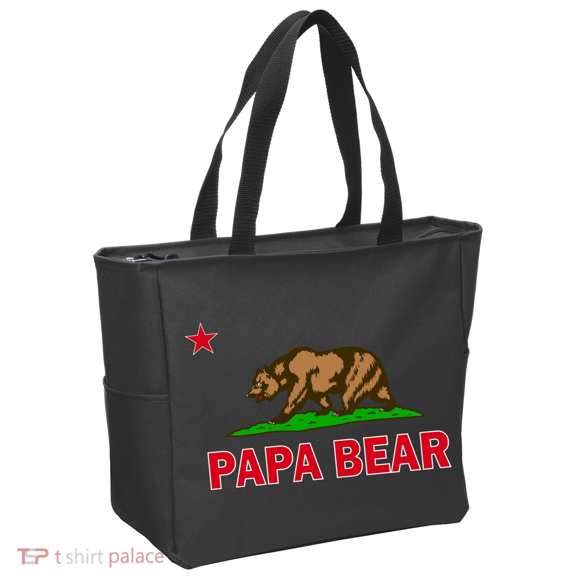 Papa Bear California Republic Tote Bag