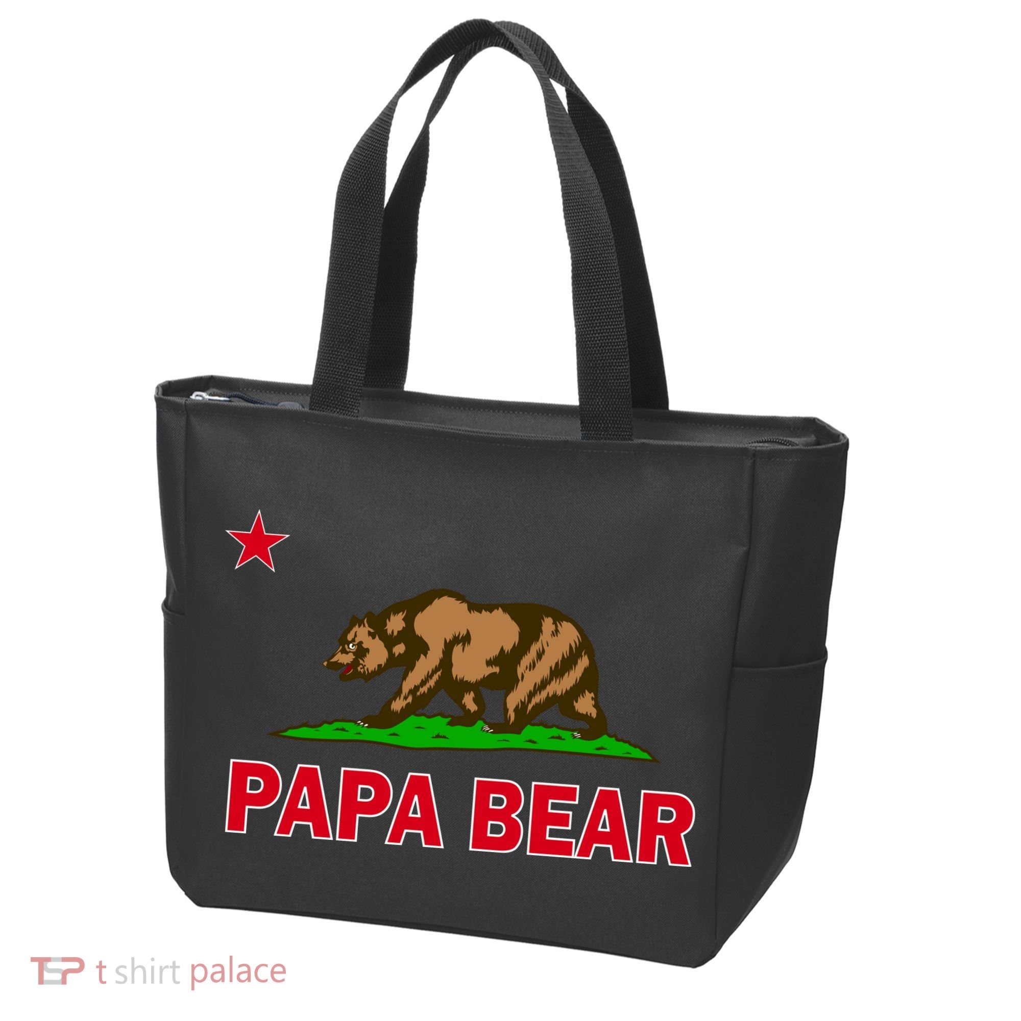 Papa Bear California Republic Tote Bag