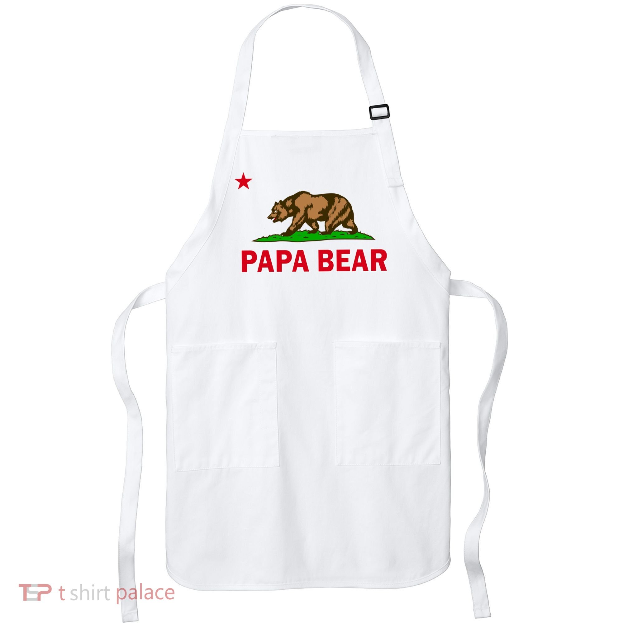 Papa Bear California Republic Apron
